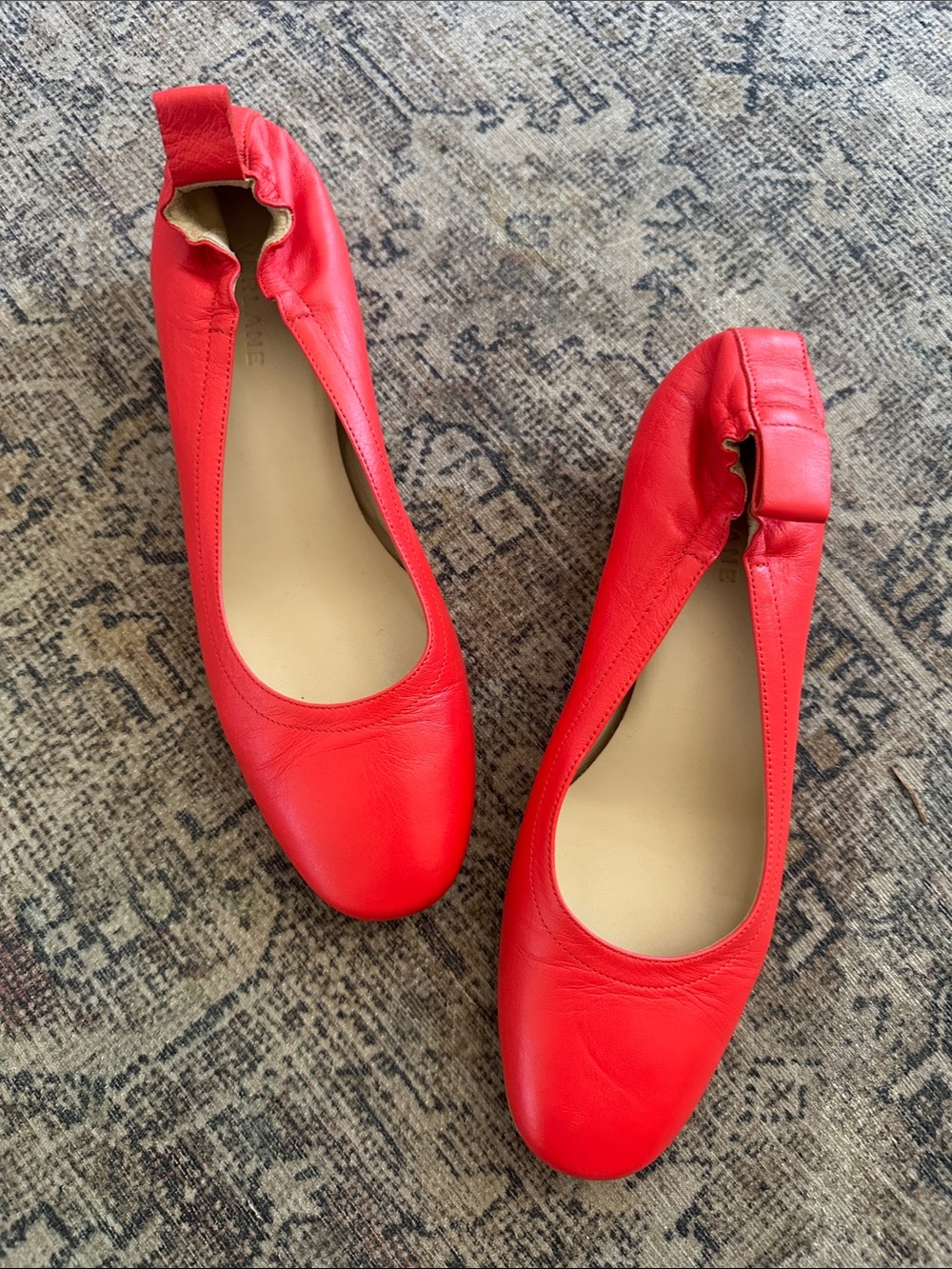 Everlane Glove Heels red size 7 leather